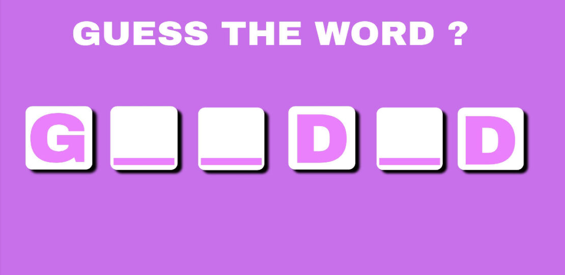 Find word with missing latters 10 second puzzle